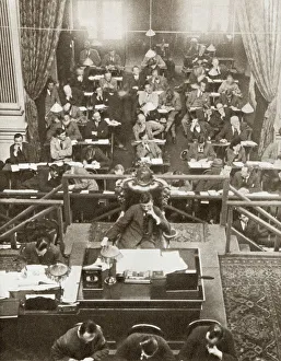 The Opening Of Dail Eireann, Or Chamber Of Deputies, Of The Irish Free State Parliament, Dublin, Ireland On September 9 The Opening Of Dail Eireann, Or Chamber Of Deputies, Of The Irish Free State Parliament, Dublin, Ireland On September 9