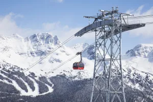 Peak 2 Peak Gondola Which Runs Between The High Alpine Of Whistler And Blackcomb Peak 2 Peak Gondola Which Runs Between The High Alpine Of Whistler And Blackcomb