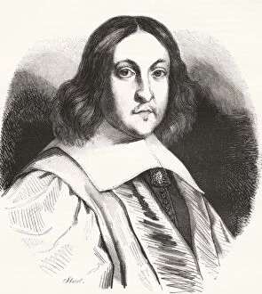 Pierre De Fermat, C. 1601 / 1607 -1665. French Lawyer And Mathematician. From Le Magasin Pittoresque, Published 1843