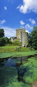 Pond In Front Of A Castle, Blarney Castle, County Cork, Republic Of Ireland Pond In Front Of A Castle, Blarney Castle, County Cork, Republic Of Ireland