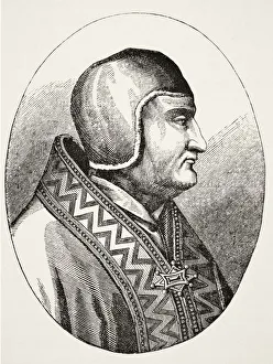 Pope Clement Iv 1195 To 1268 Born Gui Faucoi Le Gros From Science And Literature In The Middle Ages By Paul Lacroix Pope Clement Iv 1195 To 1268 Born Gui Faucoi Le Gros From Science And Literature In The Middle Ages By Paul Lacroix