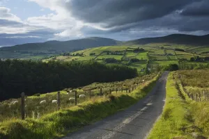 Road Through Glenelly Valley, County Tyrone, Northern Ireland Road Through Glenelly Valley, County Tyrone, Northern Ireland