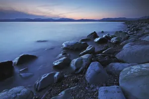 Rossbeigh Beach At Dusk; County Kerry, Province Of Munster, Ireland Rossbeigh Beach At Dusk; County Kerry, Province Of Munster, Ireland