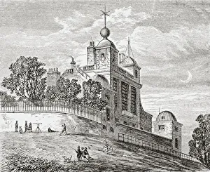 Royal Observatory Greenwich London England From The Gallery Of Geography Published Royal Observatory Greenwich London England From The Gallery Of Geography Published