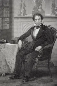 Rufus Choate 1799 To 1859. American Lawyer And Orator. From Painting By Alonzo Chappel Rufus Choate 1799 To 1859. American Lawyer And Orator. From Painting By Alonzo Chappel