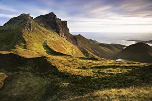 Rugged Hills and Moorland, Isle of Skye, Scotland Rugged Hills and Moorland, Isle of Skye, Scotland
