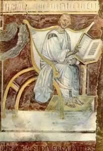 Saint Augustine of Hippo, 354 - 430. Roman African, early Christian theologian and philosopher Saint Augustine of Hippo, 354 - 430. Roman African, early Christian theologian and philosopher