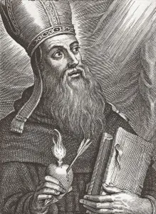 Saint Augustine of Hippo aka Saint Austin, born 354 died 430. Bishop of Hippo Regius Saint Augustine of Hippo aka Saint Austin, born 354 died 430. Bishop of Hippo Regius