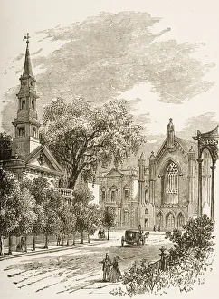 Saint Marks Church In-The-Bowery New York In 1870S Saint Marks Church In-The-Bowery New York In 1870S