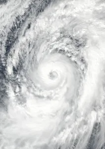 Satellite image of Typhoon Lan over Western Pacific Ocean in 2017 Satellite image of Typhoon Lan over Western Pacific Ocean in 2017