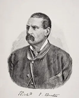 Sir Richard Francis Burton, 1821-1890. British Explorer, Translator, Writer, Soldier Sir Richard Francis Burton, 1821-1890. British Explorer, Translator, Writer, Soldier