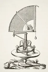 Small Quadrant Or Quarter Of A Circle After Copper Engraving In Book Tychonis Brahe Astronomiae Instauratae Mechanica Small Quadrant Or Quarter Of A Circle After Copper Engraving In Book Tychonis Brahe Astronomiae Instauratae Mechanica