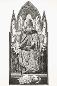 St Augustine Bishop Of Hippo 354 To 430 Philosopher,Theologian After 15Th Century Painting From Italian School From St Augustine Bishop Of Hippo 354 To 430 Philosopher,Theologian After 15Th Century Painting From Italian School From