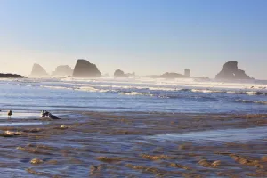 Tide At Indian Beach; Oregon, United States Of America Tide At Indian Beach; Oregon, United States Of America