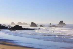 Tide At Indian Beach; Oregon, United States Of America Tide At Indian Beach; Oregon, United States Of America