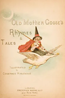 Title Page From Old Mother Gooses Rhymes And Tales Illustration By Constance Haslewood Title Page From Old Mother Gooses Rhymes And Tales Illustration By Constance Haslewood