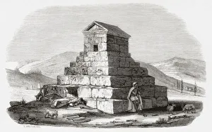 The Tomb of Cyrus the Great, Pasargadae, Iran, seen here in the 19th century The Tomb of Cyrus the Great, Pasargadae, Iran, seen here in the 19th century