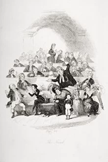 Images Dated 17th November 2005: The Trial. Illustration From The Charles Dickens Novel The Pickwick Papers By H. K