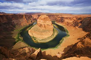 USA, Arizona, Landscape Of Horseshoe Bend And Colorado River; Near Page USA, Arizona, Landscape Of Horseshoe Bend And Colorado River; Near Page