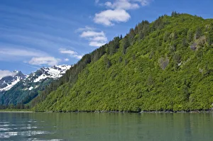 View Of Port Valdez, Shoup Bay, Prince William Sound, Southcentral Alaska, Summer View Of Port Valdez, Shoup Bay, Prince William Sound, Southcentral Alaska, Summer