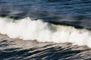 A Wave Breaks; Cannon Beach, Oregon, United States Of America A Wave Breaks; Cannon Beach, Oregon, United States Of America