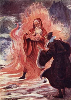 And Down The Wave And In The Flame Was Borne A Naked Babe, And Rode To Merlins Feet And Down The Wave And In The Flame Was Borne A Naked Babe, And Rode To Merlins Feet