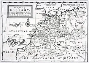 The West Part Of Barbary Containing Fez Marocco Algier And Part Of Biledulgerid The The West Part Of Barbary Containing Fez Marocco Algier And Part Of Biledulgerid The