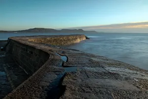 The Cobb, harbour wall in Lyme Regis, Dorset coastline, Lyme Regis, Dorset, UK The Cobb, harbour wall in Lyme Regis, Dorset coastline, Lyme Regis, Dorset, UK