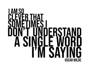 Oscar Wilde Quote Print
