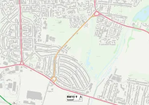 Barking and Dagenham RM10 9 Map Barking and Dagenham RM10 9 Map