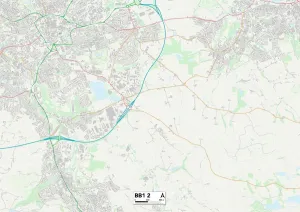 Blackburn with Darwen BB1 2 Map Blackburn with Darwen BB1 2 Map