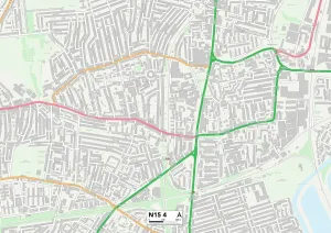 Haringey N15 4 Map Haringey N15 4 Map