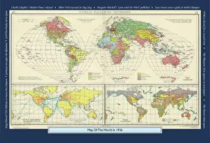 Historical World Map 1936 Prints Historical World Events Map 1936 Version 19959593 .webp
