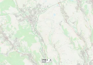 Merthyr Tydfil CF48 4 Map Merthyr Tydfil CF48 4 Map
