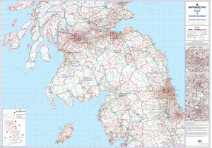 Images Dated 17th April 2020: South and Central Scotland Postcode District Map Print (Sheet 5)
