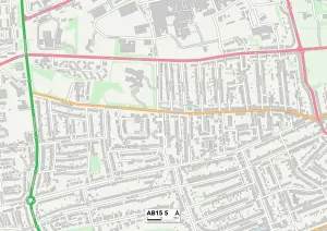 Aberdeen AB15 5 Print Map Sector