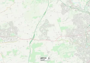 AB - Aberdeen Prints: Aberdeen AB15 8 Print Map Sector