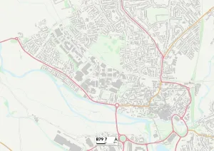 Birmingham A4 Print Map B79 7
