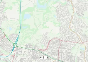 Birmingham B21 8 Print Map Sector