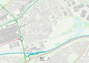 Birmingham B35 7 Print Map Sector