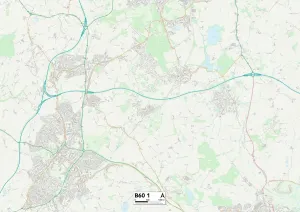 B - Birmingham Prints: Bromsgrove B60 1 Print Map Sector