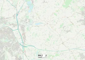 North Warwickshire B46 2 Postcode Sector Print Map