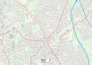 Birmingham B65 0 Postcode Sector Print Map