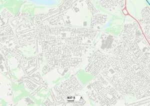 Solihull B37 5 Print Map Postcode Sector