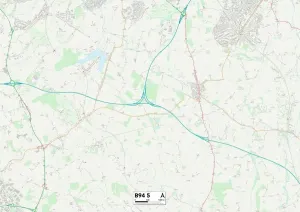 Solihull B94 5 Print Map Postcode Sector