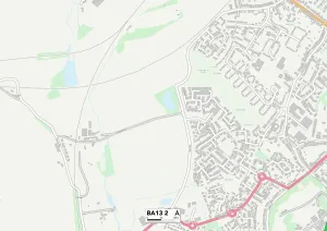Wiltshire BA13 2 Print Map Sector