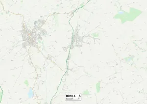 Blackburn Street Map Print