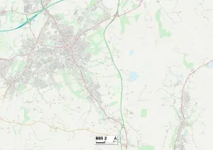 Blackburn Street Map Print