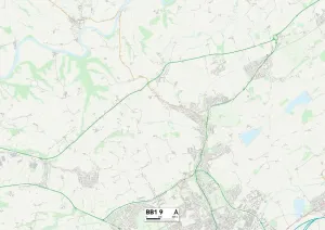 Blackburn with Darwen BB1 9 Print Map Sector