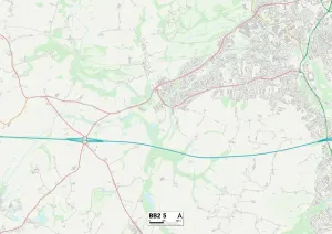 Blackburn with Darwen BB2 5 Print Map Sector